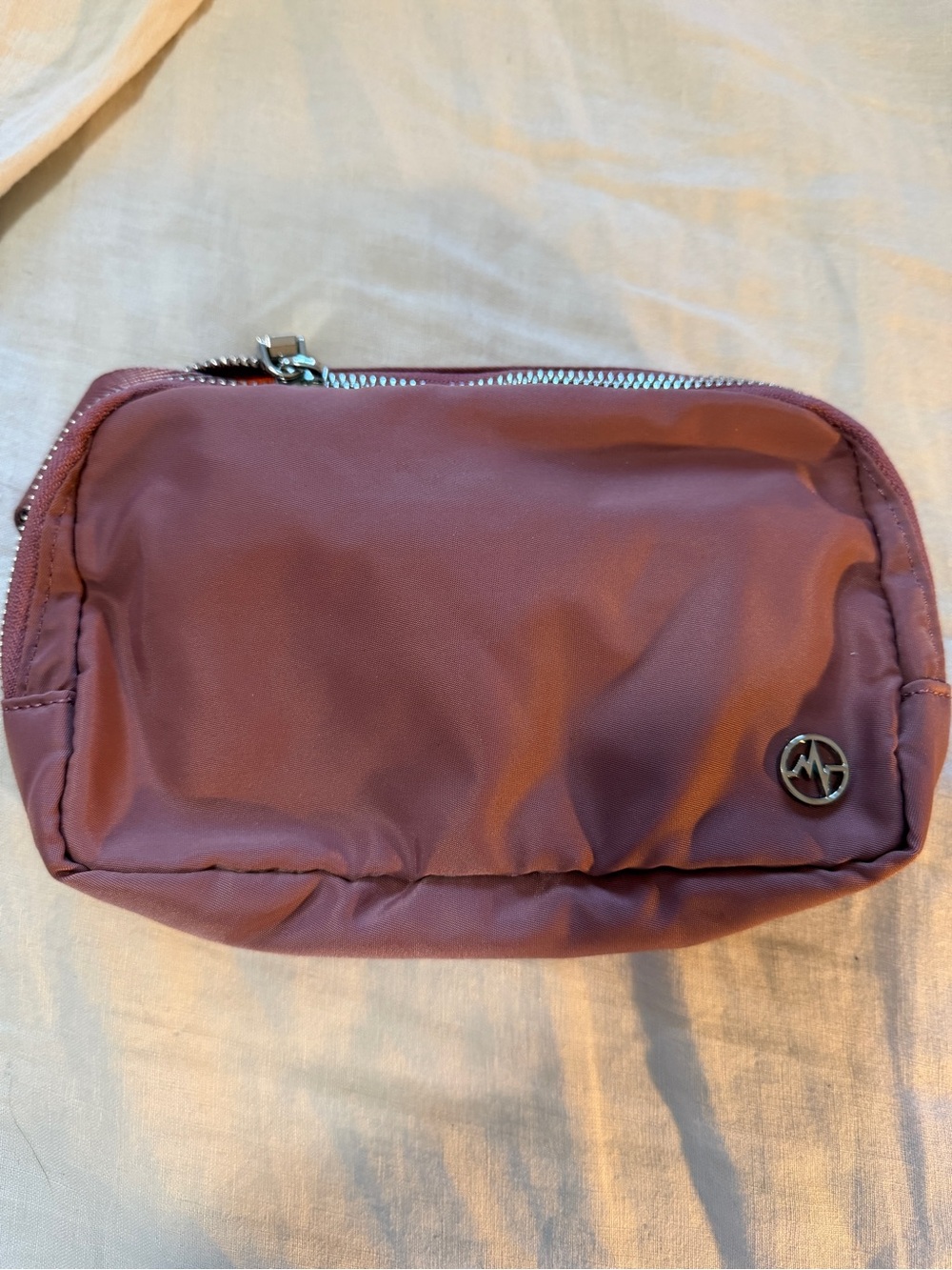 MZ Wallace Dusty Rose Nylon belt bag